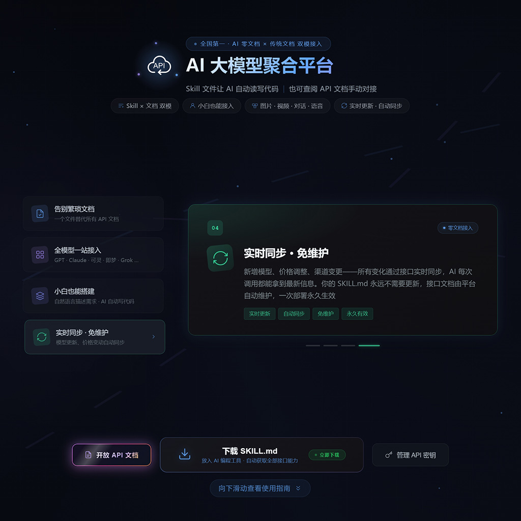 智能API管理后台系统截图